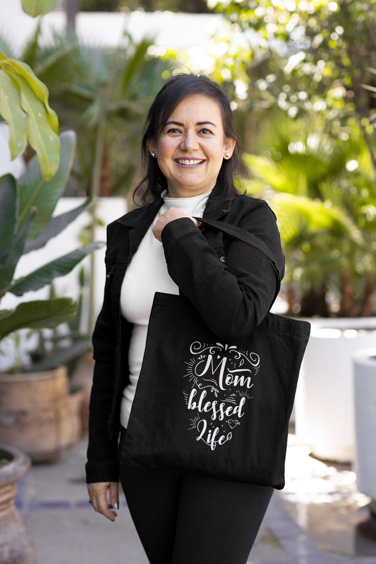 Mom Blessed Life - Tote Bag - Authors collection